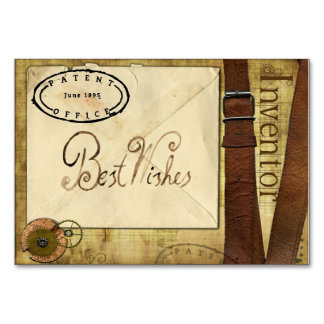 Numeração De Mesa Steampunk deixa uma mensagem para o casal feliz