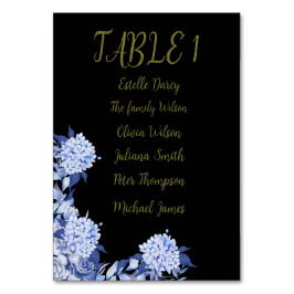 Numeração De Mesa Sweet Shower Autumn Floral Wedding