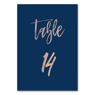 Numeração De Mesa Tabela de Casamento de Chic com marinho e Rosa Dou