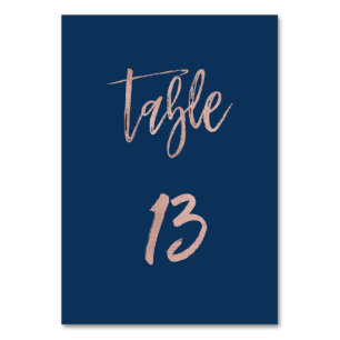 Numeração De Mesa Tabela de Casamento de Chic com marinho e Rosa Dou