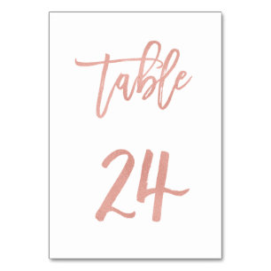 Numeração De Mesa Tabela de Casamento Dourado do Rosa de Fairytale M