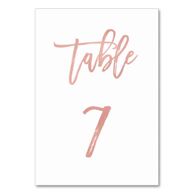 Numeração De Mesa Tabela de Casamento Dourado do Rosa de Fairytale M (Frente)