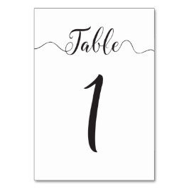 Numeração De Mesa Tabela número 1 Placa de Mesa