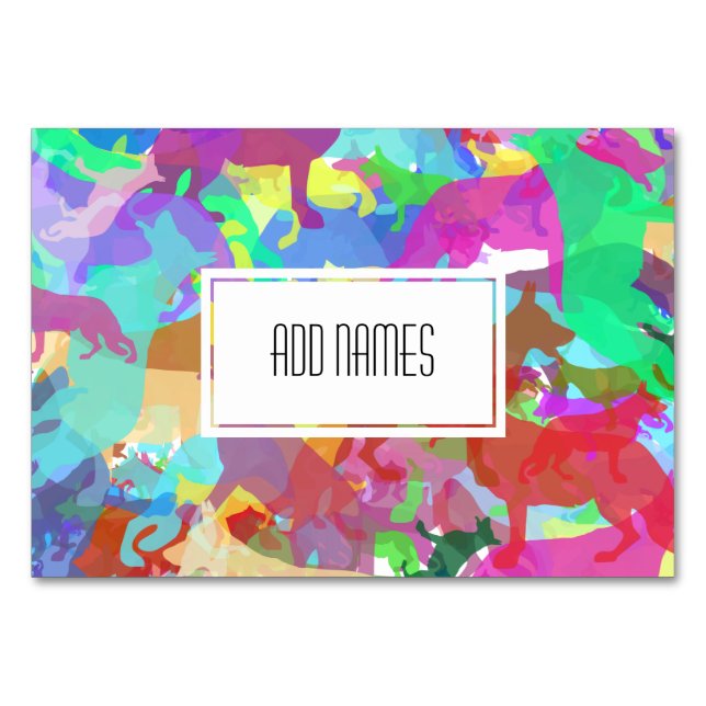 Numeração De Mesa Tabelas de german shepherd (Frente)