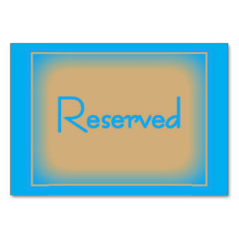 Numeração De Mesa Tabelas OceanoAzul/CafeauLaitHorizontal Reservado