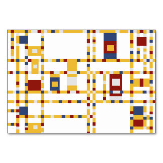 Numeração De Mesa Tablecard horizontal de 3,5" x 5", Básico