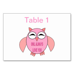Numeração De Mesa Tablecard Personalizável de Coroa de Mensagens de