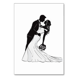 Numeração De Mesa Tarjeta de asiento wedding kiss