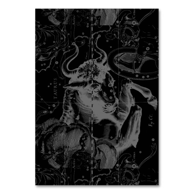 Numeração De Mesa Taurus Constelle Hevelius 1690 Decor (Frente)