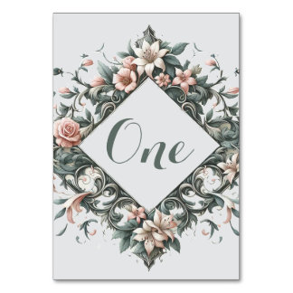 Numeração De Mesa Terthy Floral Vine