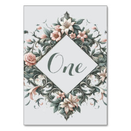 Numeração De Mesa Terthy Floral Vine