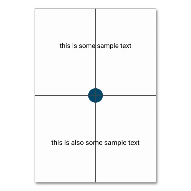 Numeração De Mesa teste de amostra (Frente)