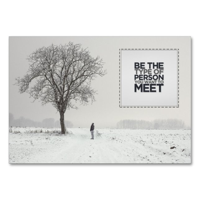 Numeração De Mesa Tipo de pessoa (Frente)