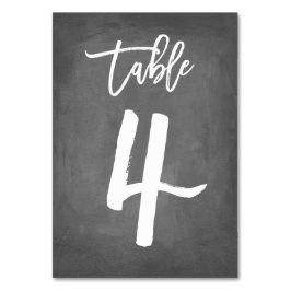 Numeração De Mesa Tipografia Chic Número de Tabela de Quadro | MESA 