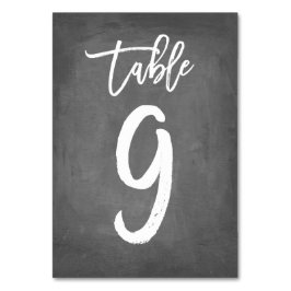 Numeração De Mesa Tipografia Chic Número de Tabela de Quadro | MESA 