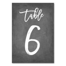 Numeração De Mesa Tipografia Chic Número de Tabela de Quadro | MESA 
