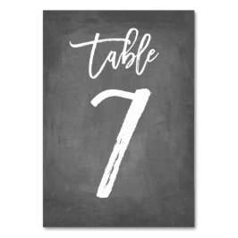 Numeração De Mesa Tipografia Chic Número de Tabela de Quadro | MESA 