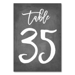 Numeração De Mesa Tipografia Chic Número de Tabela de Quadro Mesa