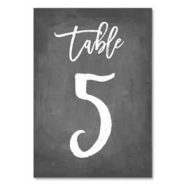 Numeração De Mesa Tipografia Chic Número de Tabela de Quadro | MESA 