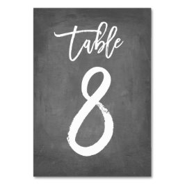 Numeração De Mesa Tipografia Chic Número de Tabela de Quadro | MESA 