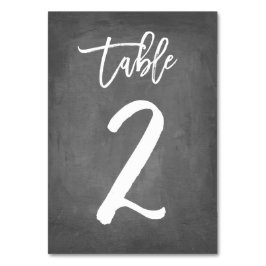 Numeração De Mesa Tipografia Chic Número de Tabela de Quadro | MESA 