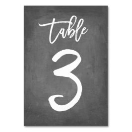 Numeração De Mesa Tipografia Chic Número de Tabela de Quadro | MESA 