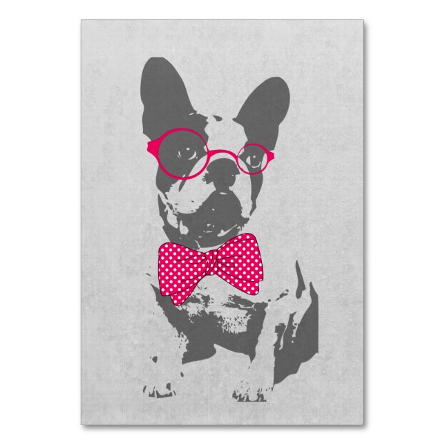 Numeração De Mesa Trendagem engraçada e engraçada, bicho-da-mania (Frente)