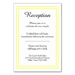 Numeração De Mesa Trim Amarelo Duplo Suave - Placa de Inserção de Re