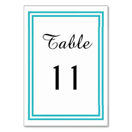 Numeração De Mesa Trim. duplo - Placa de Mesa