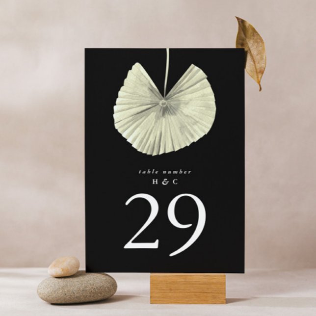 Numeração De Mesa Tropical de Grama Negra-Premium Onyx Pampas (Criador carregado)