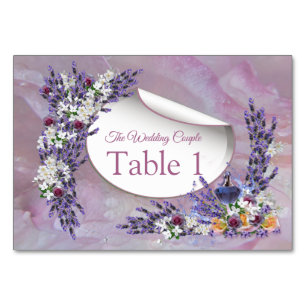 Numeração De Mesa Tuberose e Blogues de Lavandas