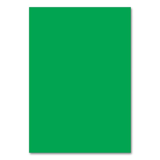 Numeração De Mesa um fundo verde com (Frente)