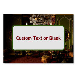 Numeração De Mesa Um Natal Vitoriano - Tablecards Personalizáveis