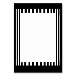 NUMERAÇÃO DE MESA UMA PLACA DE MESA PRETA E BRANCA ATRATIVA