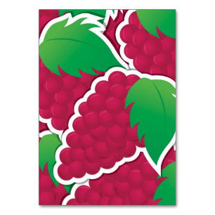 Numeração De Mesa Uvas vermelhas funerárias