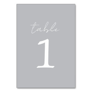 Numeração De Mesa Verdadeira Simplicidade 3 Número da Tabela de Casa