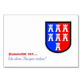 Numeração De Mesa Vermelho e Azul, tem que ser