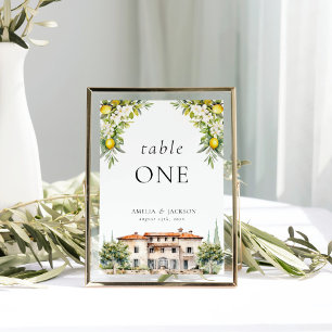 Numeração De Mesa Villas-Limões e Azeitonas