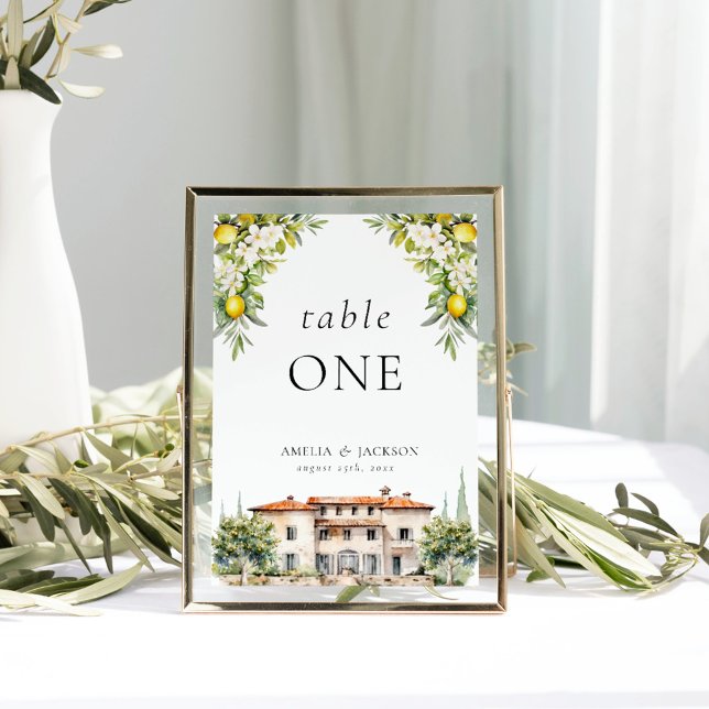 Numeração De Mesa Villas-Limões e Azeitonas (Criador carregado)