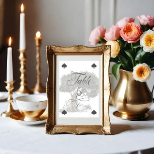 Numeração De Mesa Vintage Alice no País das Maravilhas