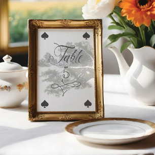 Numeração De Mesa Vintage Alice no País das Maravilhas