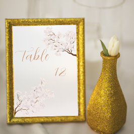 Numeração De Mesa Vintage Elegant Pearl Romance Table Number