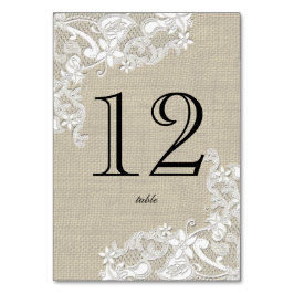 Numeração De Mesa Vintage Lacey Floral Design