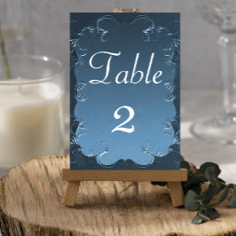 Numeração De Mesa Vintage Paraminho Teal Wedding