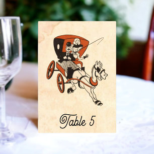 Numeração De Mesa Vintage Retro Old Style Comic Book Casamento Rusti