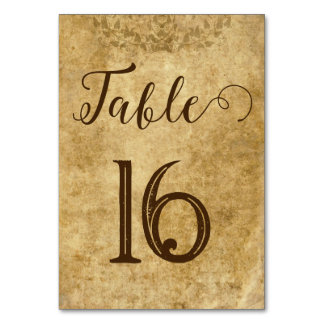 Numeração De Mesa Vintage rustic Wedde Noite Groom