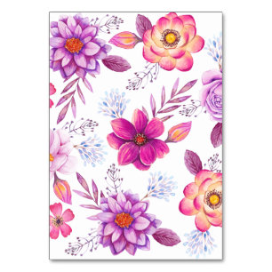 Numeração De Mesa Violet rosa