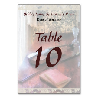 Numeração De Mesa Violino em Credenza Salve a Data