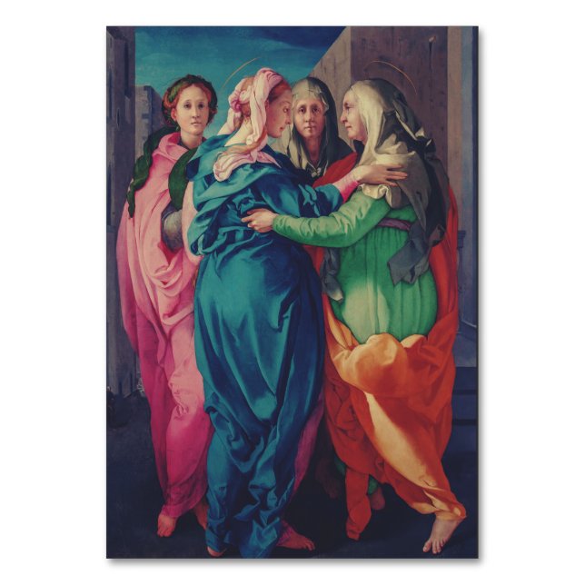 Numeração De Mesa Visitação da Virgem por Pontormo (Frente)