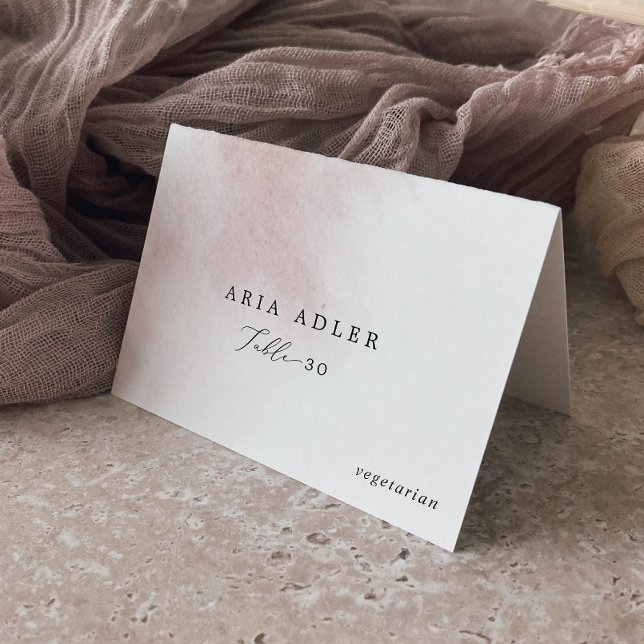 Numeração De Mesa Wash de Aquarela | Placas de Colocação de Opção de (Criador carregado)